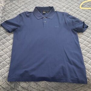 Hugo Boss Men's Navy Polo Shirt XL